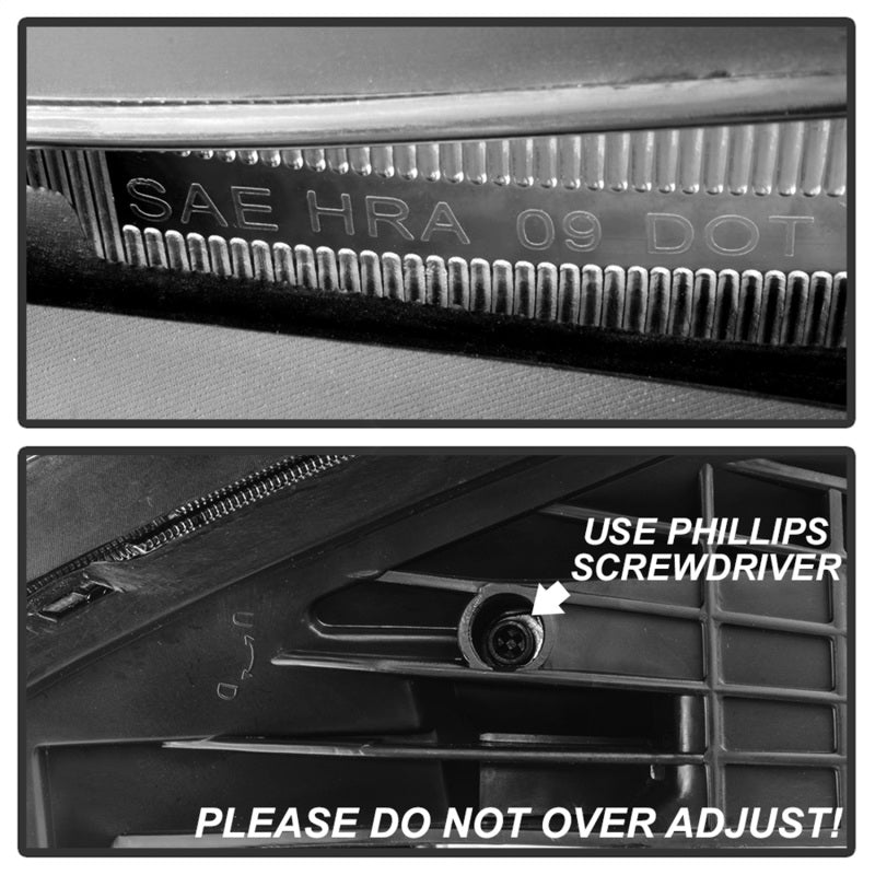 Phares de style OEM xTune 09-12 Chevrolet Traverse (sauf LTZ) - Noir (HD-JH-CTRA09-AM-BK)