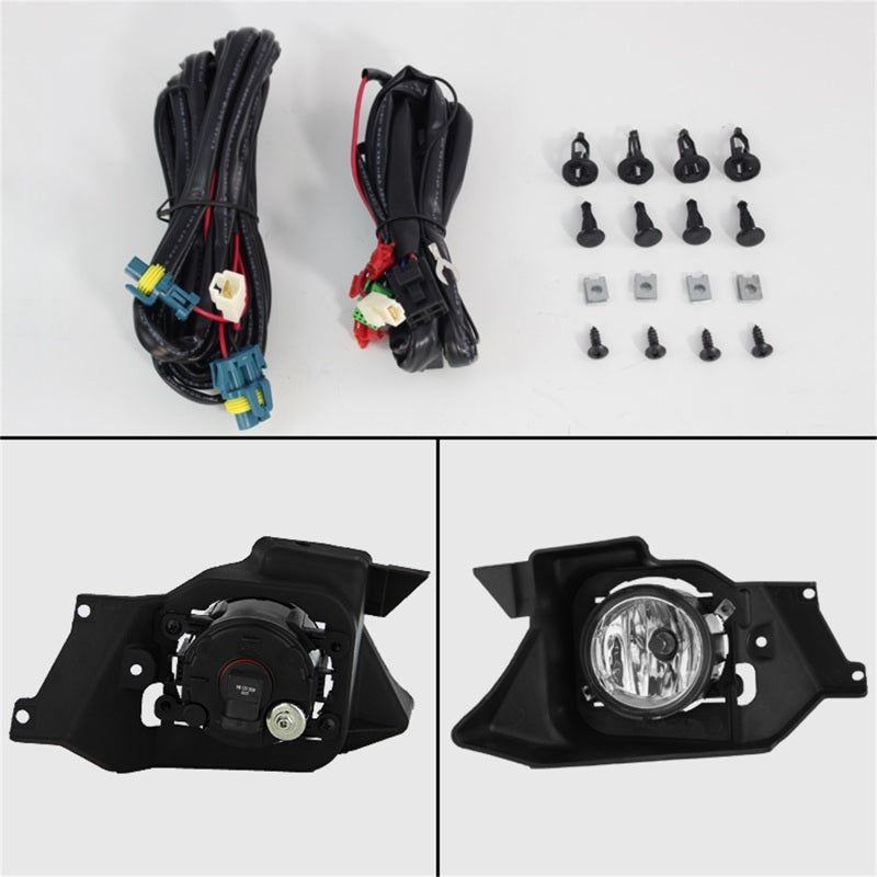 Feux antibrouillard Spyder Honda CRV 2012-2014 OEM avec interrupteur transparent FL-HCRV2012-C