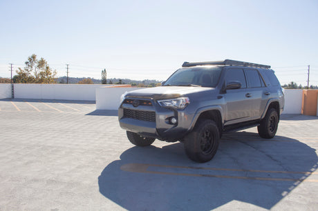 Barres de toit à profil bas Go Rhino 10-23 pour Toyota 4Runner Ceros - Tex. Blk