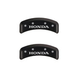 MGP 4 Caliper Covers Engraved Front & Rear Honda Red finish silver ch
