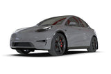 Garde-boue noir Rally Armor 20-22 Tesla Model Y - Logo noir métallisé