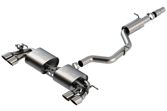 Borla 18-19 VW Golf R MK7.5 2.0L S-Type CatBack Exhaust w/ Resonator