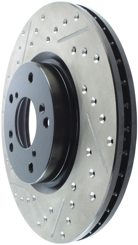 Rotor avant droit rainuré et percé StopTech 02-06 Acura RSX Type S / 06-09 Honda Civic Si