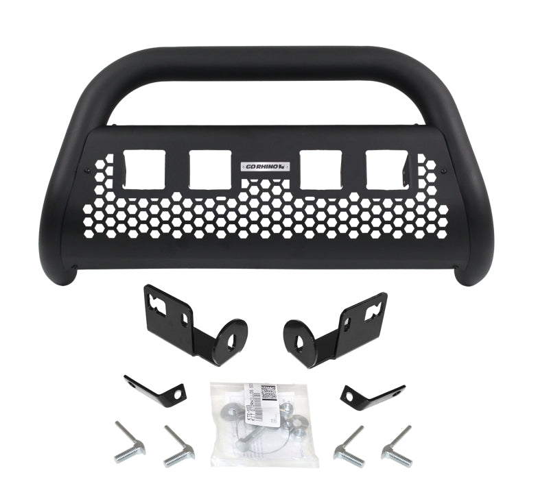 Kit complet Go Rhino 03-06 Chevy 2500HD RC2 LR 4 feux avec protection avant + supports