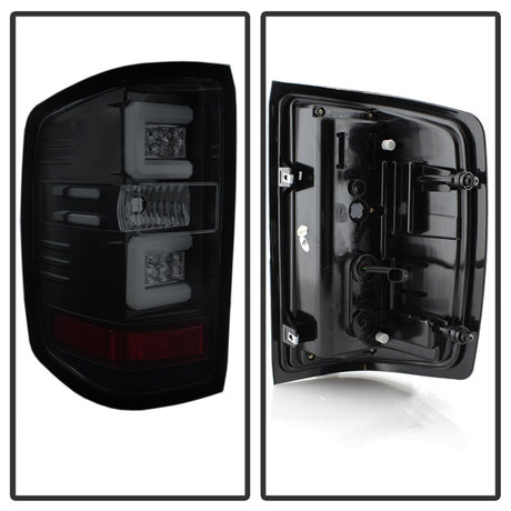 Feux arrière à DEL Spyder Chevy Silverado 16-17 - Fumée noire ALT-YD-CS16-LED-BSM