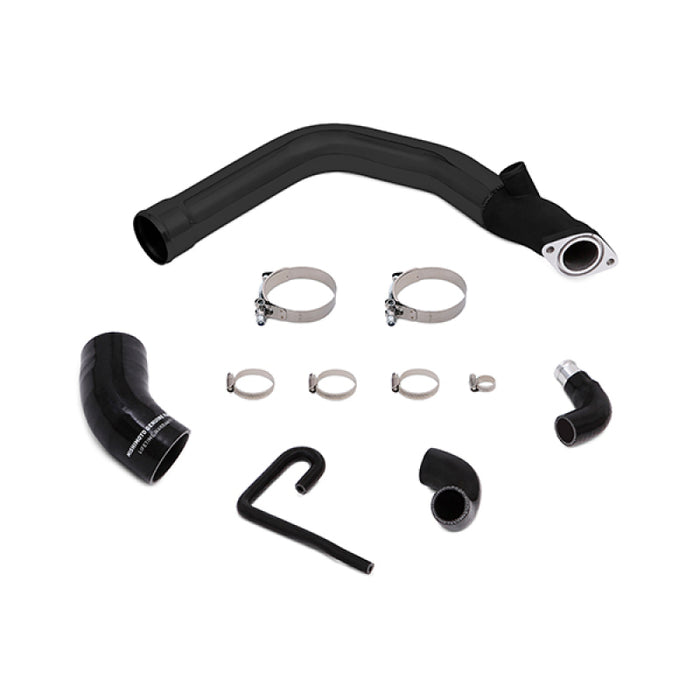 Kit de refroidisseur intermédiaire à montage supérieur Mishimoto pour Subaru WRX 2015 - Revêtement en poudre noir et tuyaux noirs