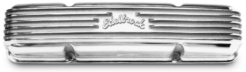 Couvercle de soupape Edelbrock Classic Series Chevrolet 1959-1986 262-400 CI V8 poli