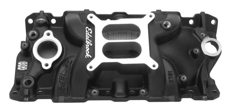 Collecteur d'admission Edelbrock SBC Performer Eps Noir