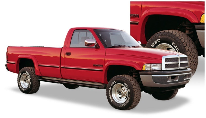 Bushwacker 94-01 Dodge Ram 1500 Fleetside Extend-A-Fender Style Flares 4 pièces 78,0/96,0 po - Noir