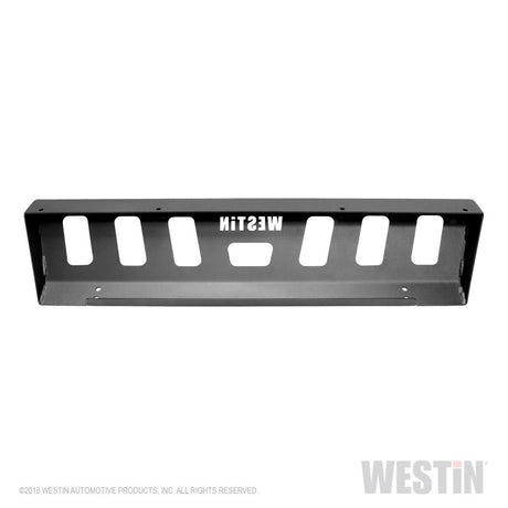 Plaque de protection pour pare-chocs avant Westin 18-19 Jeep Wrangler JL – Noir texturé