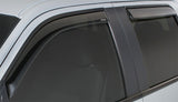 Déflecteur de vent latéral Snap-Inz pour camionnette Ford F-150 SuperCrew Cab Stampede 15-21, 4 pièces - Fumé