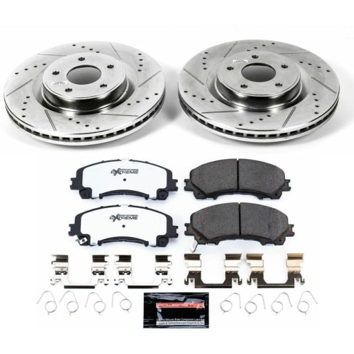 Power Stop 14-19 Infiniti Q50 Front Z26 Street Warrior Brake Kit