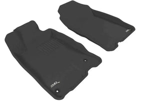 3D MAXpider 2011-2016 Honda CR-Z Kagu 1st Row Floormat - Black 3D MAXpider