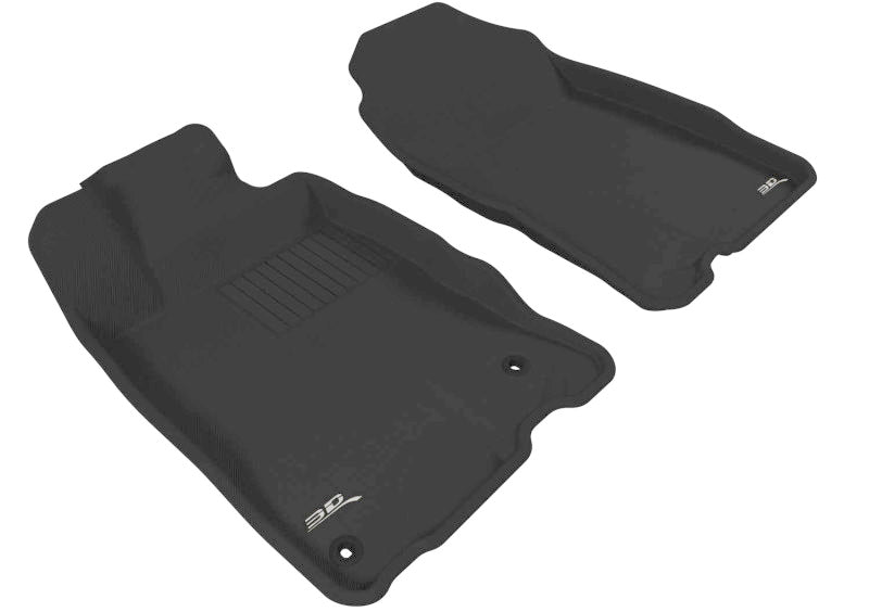 Tapis de sol 3D MAXpider 2011-2016 Honda CR-Z Kagu 1ère rangée - Noir