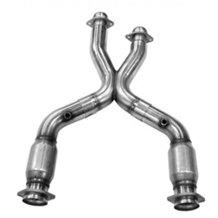 Kooks 99-04 Ford Mustang GT / Cobra 2 1/2in In x 2 1/2in OEM Out Cat SS X Pipe Kooks HDR Req