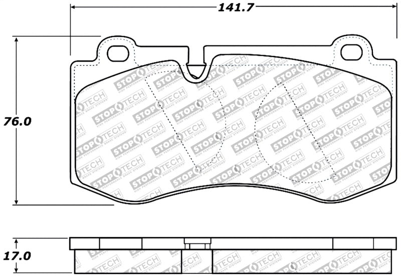 Plaquettes de frein StopTech Performance