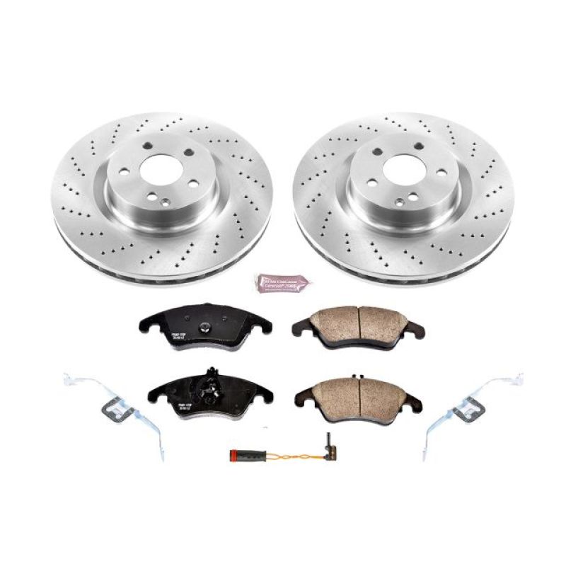 Power Stop 12-15 Mercedes-Benz C250 Front Autospecialty Brake Kit