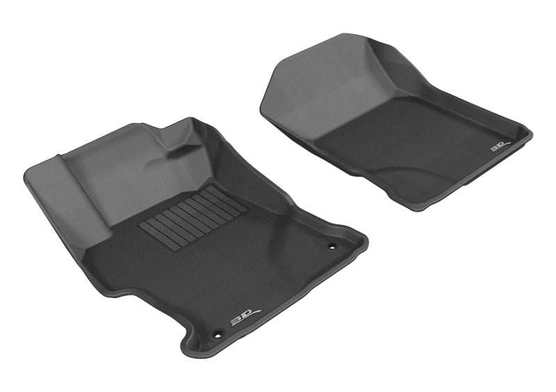 Tapis de sol 3D MAXpider pour Honda Civic Kagu 2012-2013, 1ère rangée - Noir