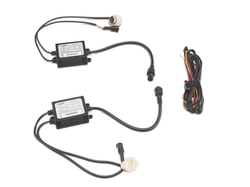 Feux antibrouillard LED DRL de la série Axial de Raxiom 10-23 pour Jeep Wrangler JK et JL