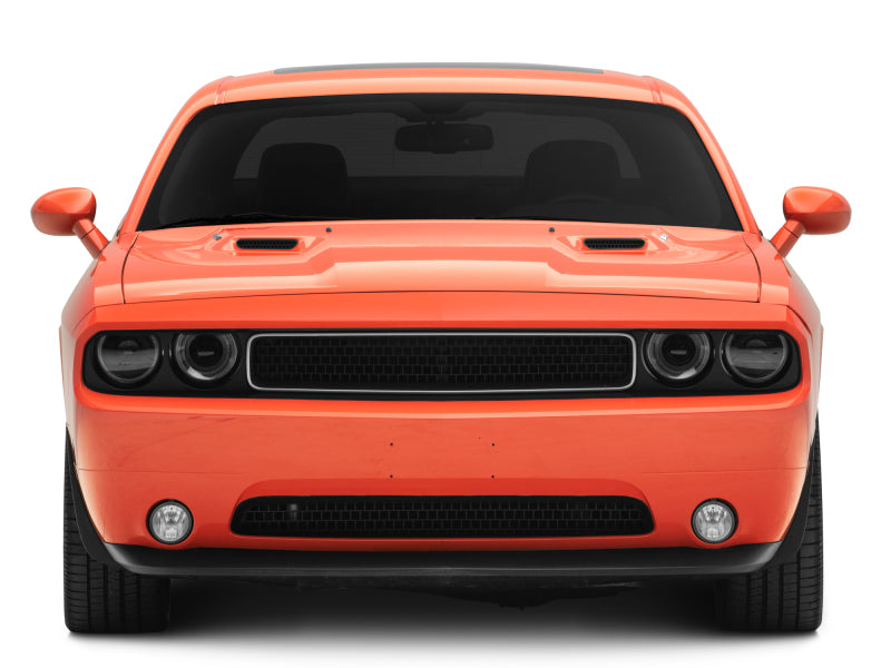 Phares Raxiom 08-14 Dodge Challenger Halo Projecteur avec clignotants séquentiels-Blk Hsng (lentille transparente)