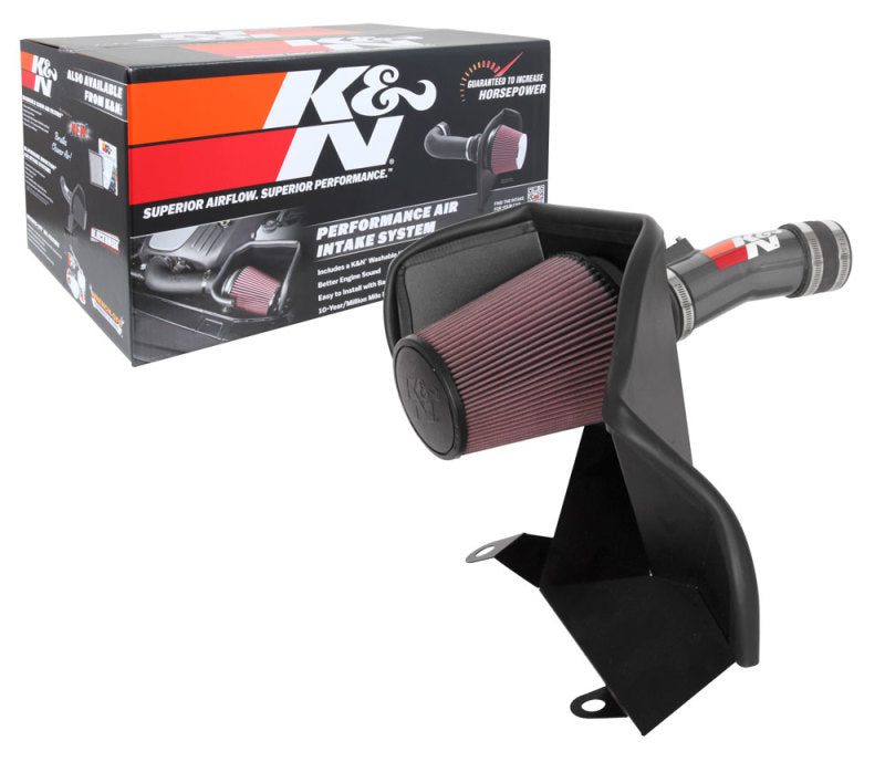 Kit d'admission d'air hautes performances K&amp;N 19-20 pour Chevy Blazer I4-2.5L