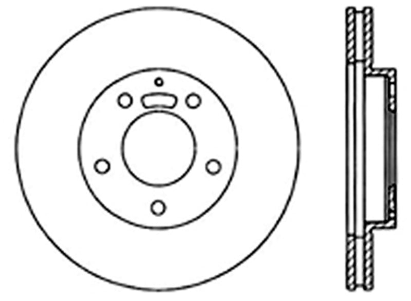 Centric Mazda Premium Brake CryoStop Rotor