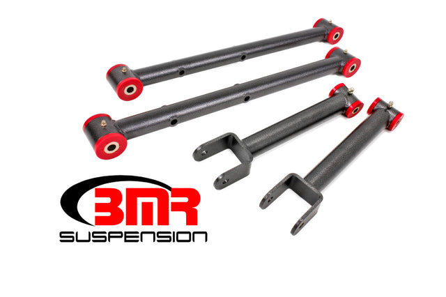 BMR 64-67 A-Body Non-Adj. Rear Suspension Kit - Black Hammertone BMR Suspension