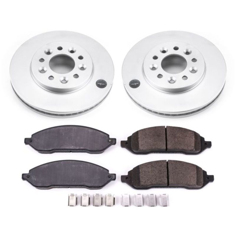 Kit de freins Power Stop 04-07 Ford Freestar Z17 Evolution Geomet avec revêtement avant