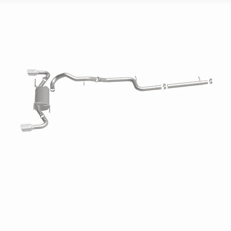 Échappement hautes performances MagnaFlow 10-12 Mazda 3 L4 2,5 L à hayon avec sortie arrière divisée en acier inoxydable