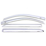 Déflecteurs de vitres avant et arrière AVS 09-17 Chevy Traverse Ventvisor à montage extérieur 4 pièces - Chrome