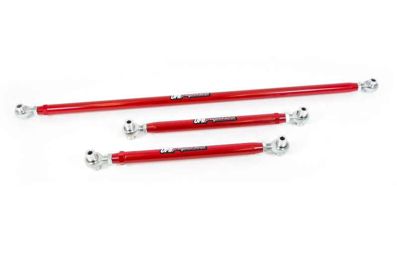 Kit de barre Panhard double réglable et de bras de suspension inférieur UMI Performance 82-02 GM F-Body