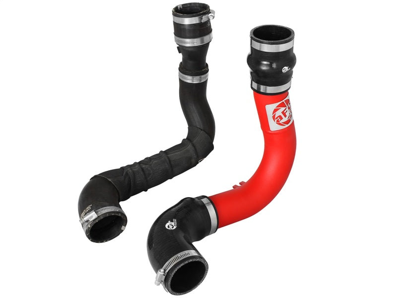 Tube de refroidisseur intermédiaire rouge aFe BladeRunner 2,5 pouces côté froid 12-16 Ford Focus ST 2,0 L (t)