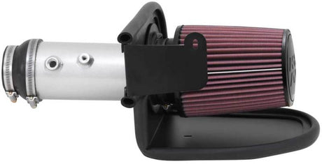 Système d'admission d'air K&amp;N 13-14 Honda Accord 3.5L V6 69 Series Typhoon - Kit d'admission d'air froid argenté