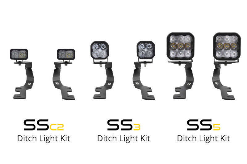 Diode Dynamics Stage Series Ditch Light Kit for 2019-Present Ram SS3 Sport - White Combo