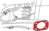 Cale de butée arrière Honda SPC Performance + - .10