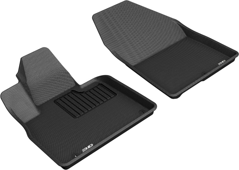 Tapis de sol 3D MAXpider pour Hyundai Santa Fe Kagu 2019-2020, 1ère rangée - Noir