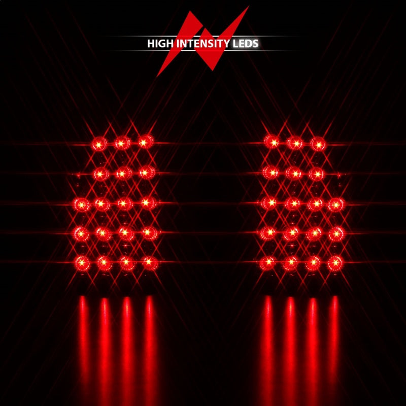 Feux arrière à LED ANZO 2003-2006 Chevrolet Silverado 1500 Rouge/Clair