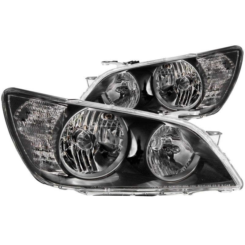 Phares en cristal ANZO 2001-2005 Lexus Is300 Noir