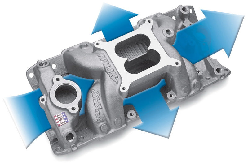 Collecteur d'air à entrefer Edelbrock S/B Chevy RPM