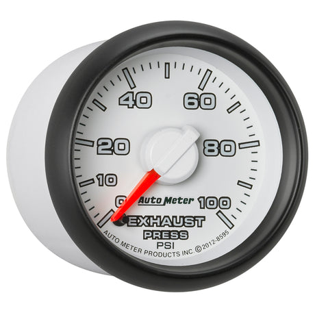 Manomètre de pression d'échappement Autometer Factory Match 2-1/16 po 0-100 PSI FSE Dodge