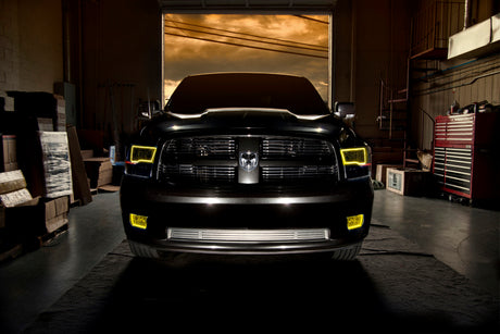Phares Oracle Lighting 09-18 RAM 1500 Sport Halo - Boîtier noir avec contrôleur BC1 VOIR LA GARANTIE