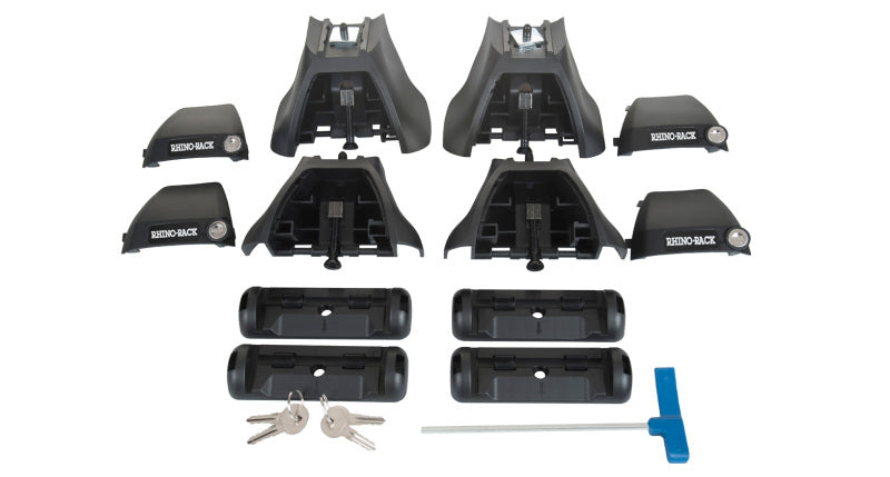 Kit de pieds Rhino-Rack 2500 pour barre Vortex - 4 pièces