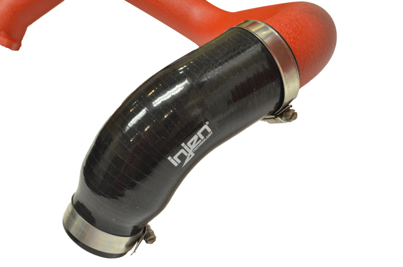 Kit de tuyauterie pour refroidisseur intermédiaire en aluminium Injen 16-20 Honda Civic 1,5 L Turbo - Rouge froissé