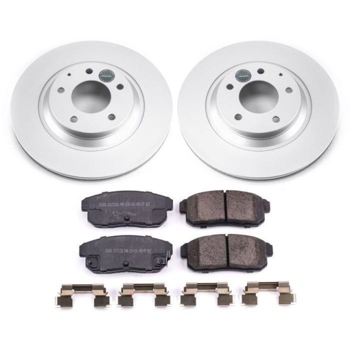 Kit de freins arrière Power Stop 04-11 Mazda RX-8 Z17 Evolution Geomet avec revêtement