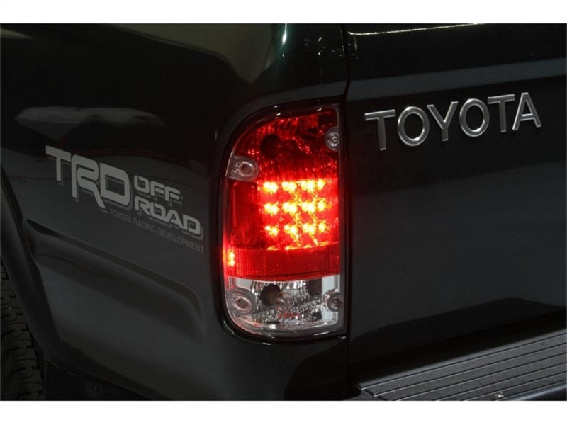 Feux arrière à LED Spyder Toyota Tacoma 95-00 Rouge transparent ALT-YD-TT95-LED-RC