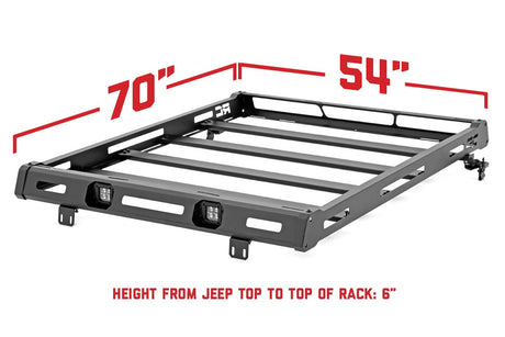 Roof Rack | Black Series Lights | Jeep Wrangler JL (18-23)/Wrangler Unlimited (18-23) 