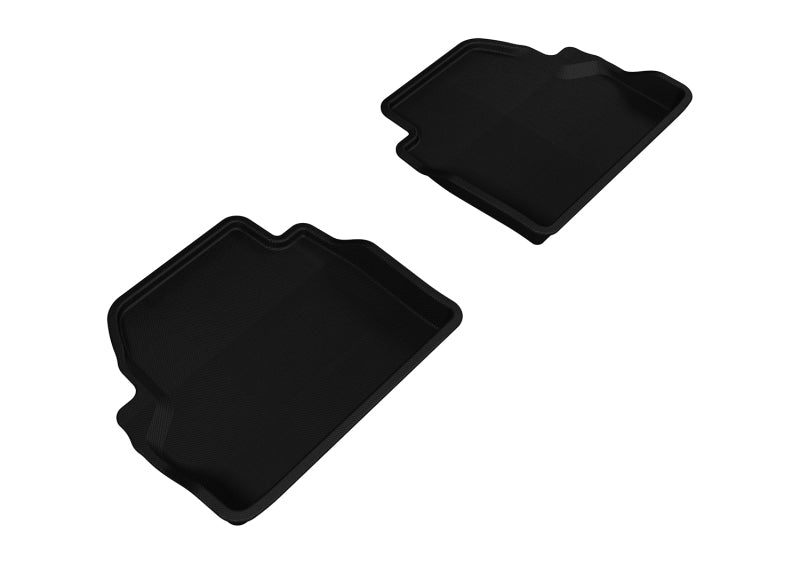 Tapis de sol 3D MAXpider 2014-2020 pour BMW Série 4 F32 Kagu 2e rangée - Noir