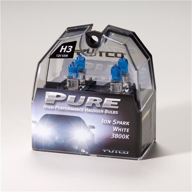 Putco Ion Spark White H3 - Ampoules de phares halogènes pures