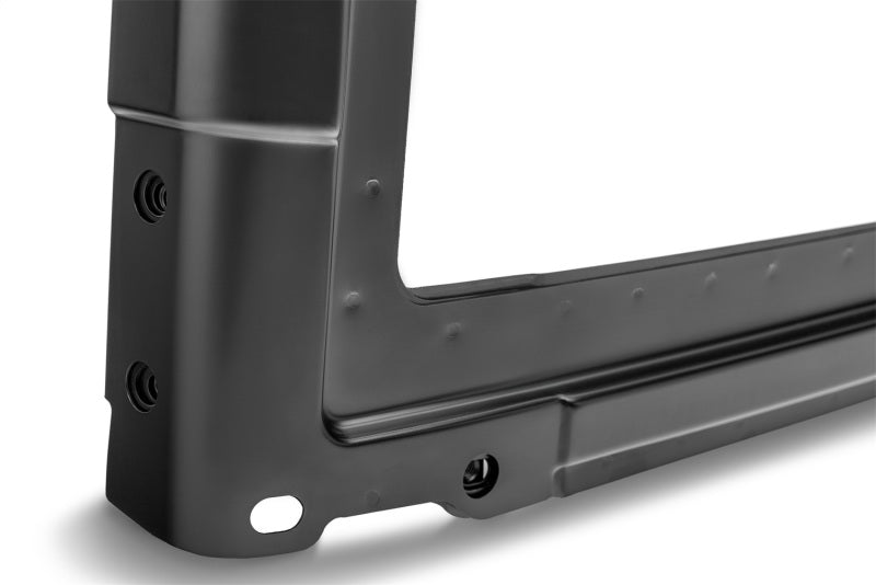 Cadre de pare-brise en acier Omix 07-18 Jeep Wrangler JK/JKU 2/4 portes - Noir