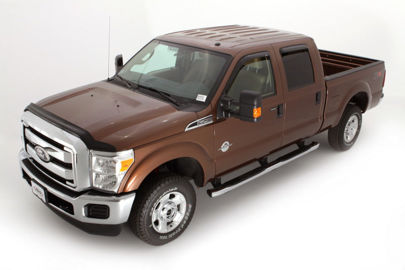 Protection de capot à profil moyen AVS 11-16 pour Ford F-350 Bugflector - Fumée